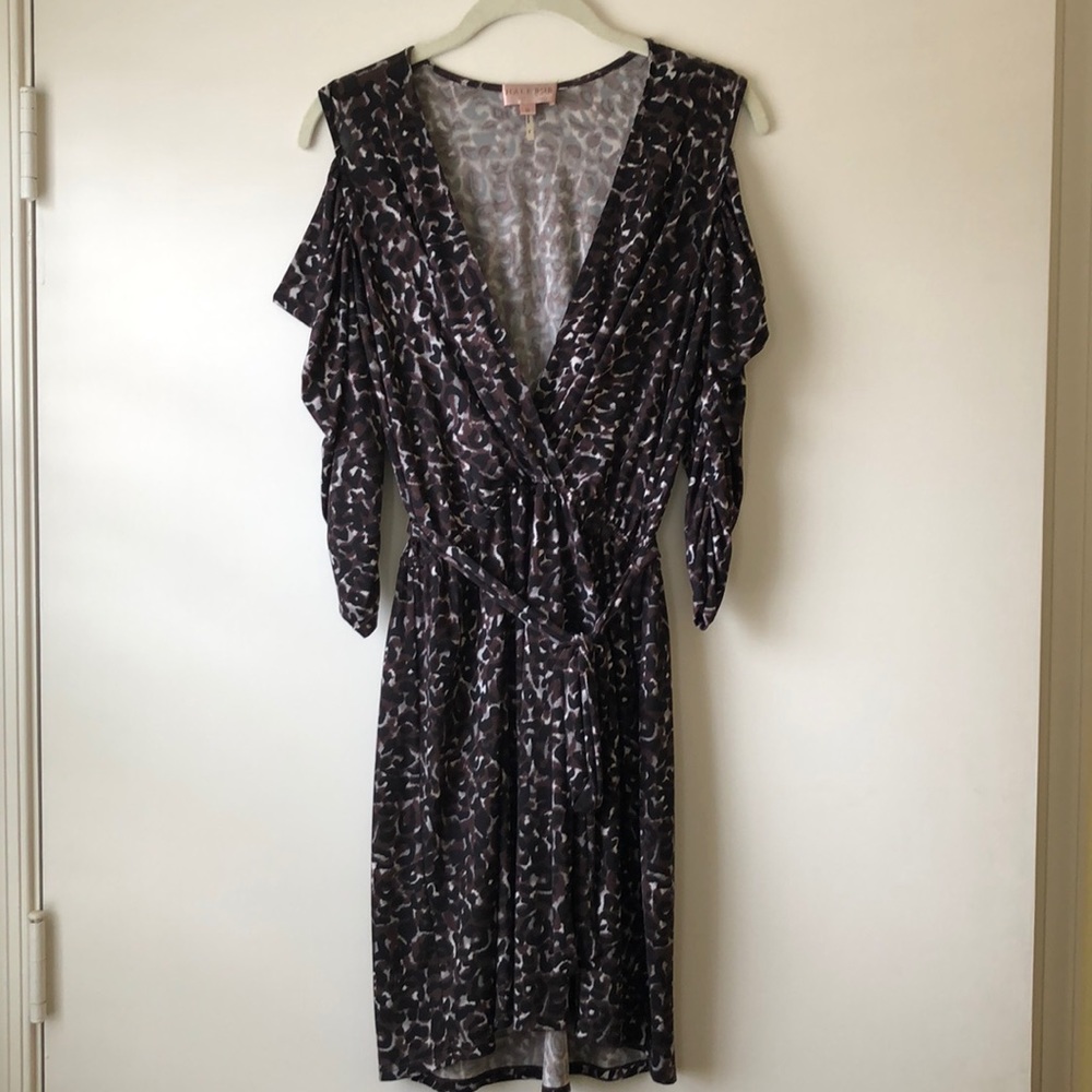 Hale Bob cold shoulder dress